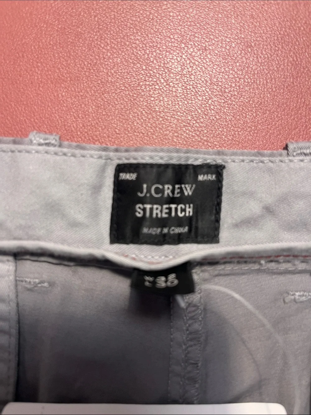J. Crew Men's Chinos in Dusty Mauve